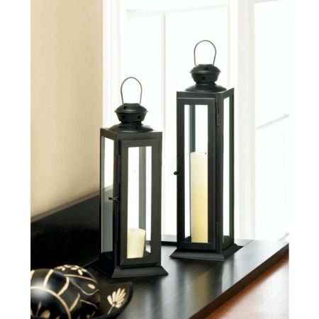 TALL SLEEK AND LEAN STAR CUTOUT LANTERN